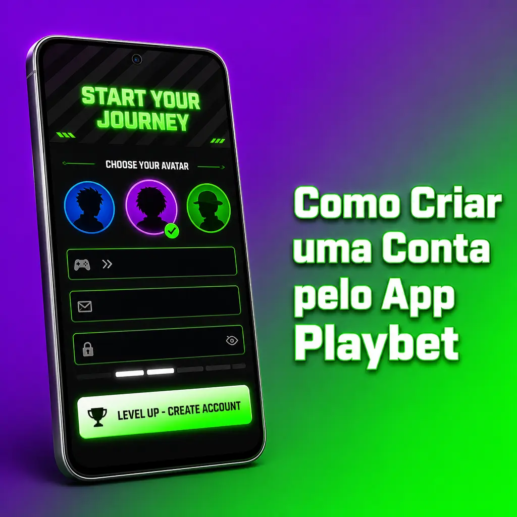Passo a passo para criar uma conta pelo aplicativo Playbet, desde o cadastro até a confirmação da conta